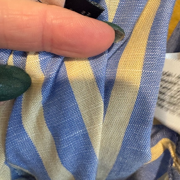 Universal Thread Blue and Yellow Striped Skirt Size S - Picture 13 of 13